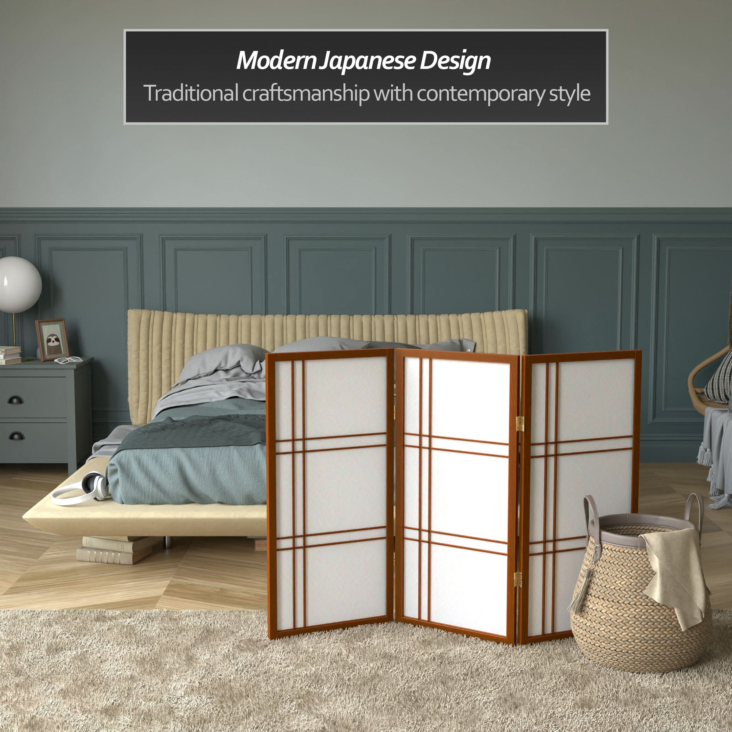 3 ft. Short Double Cross Shoji Screen - Image 14