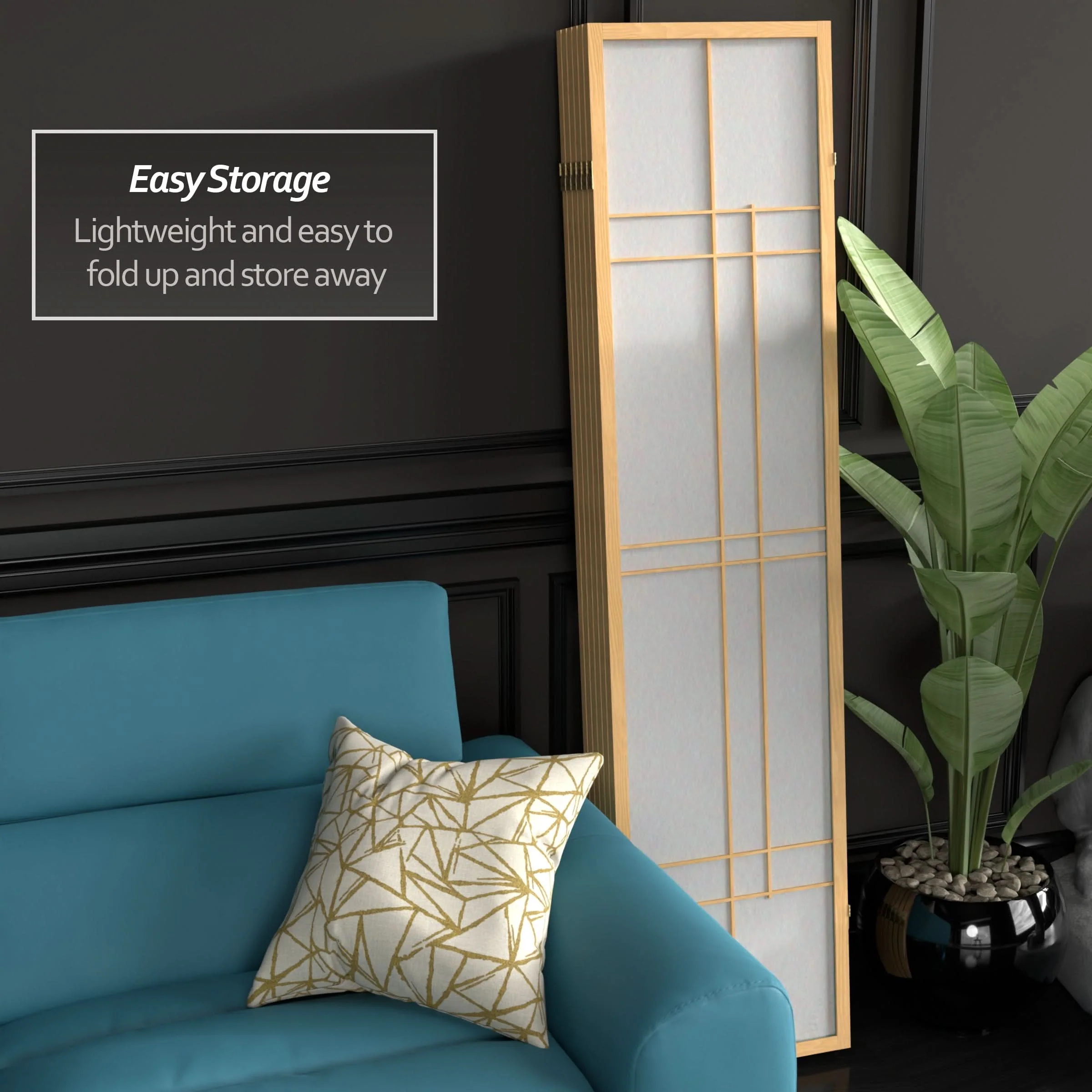 6 ft. Tall Etudes Shoji Screen - Image 50