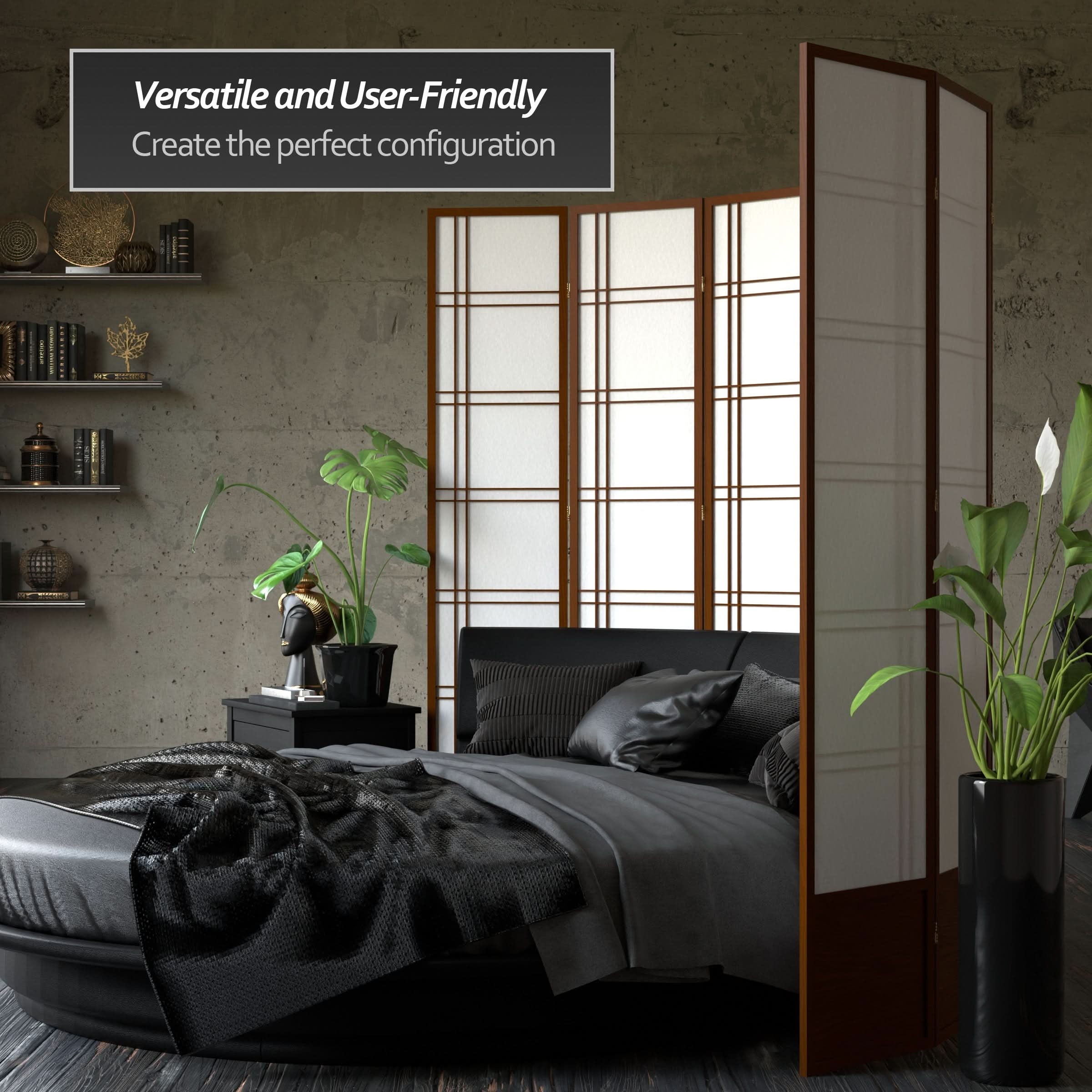 7 ft. Tall Double Cross Shoji Screen - Image 39