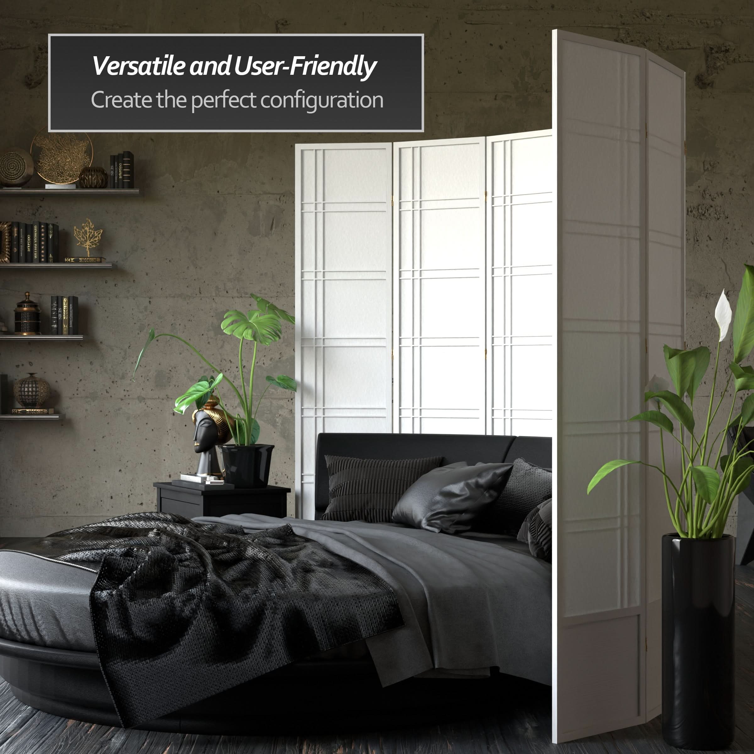 7 ft. Tall Double Cross Shoji Screen - Image 40