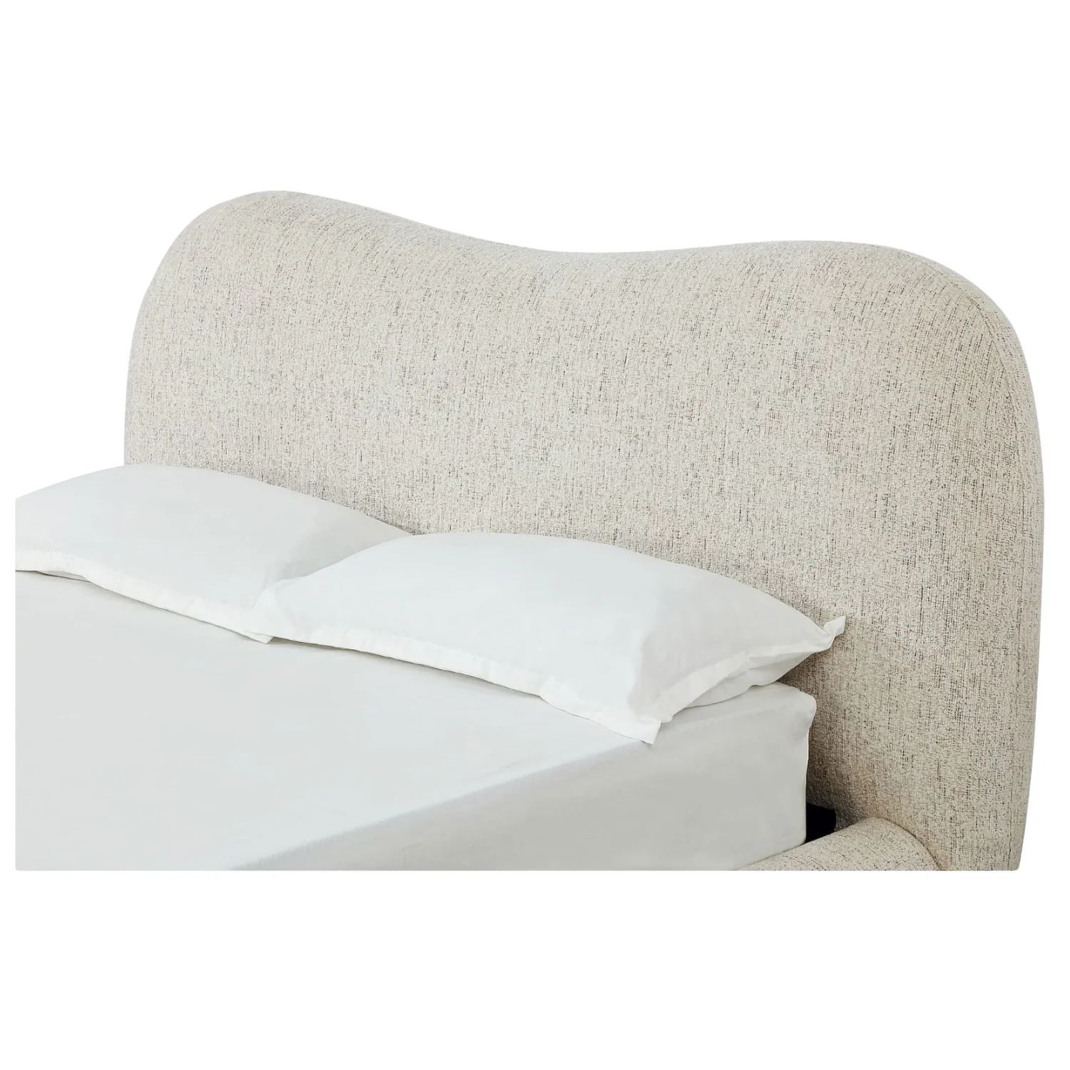Afra Chenille Upholstered Platform Bed - Image 6