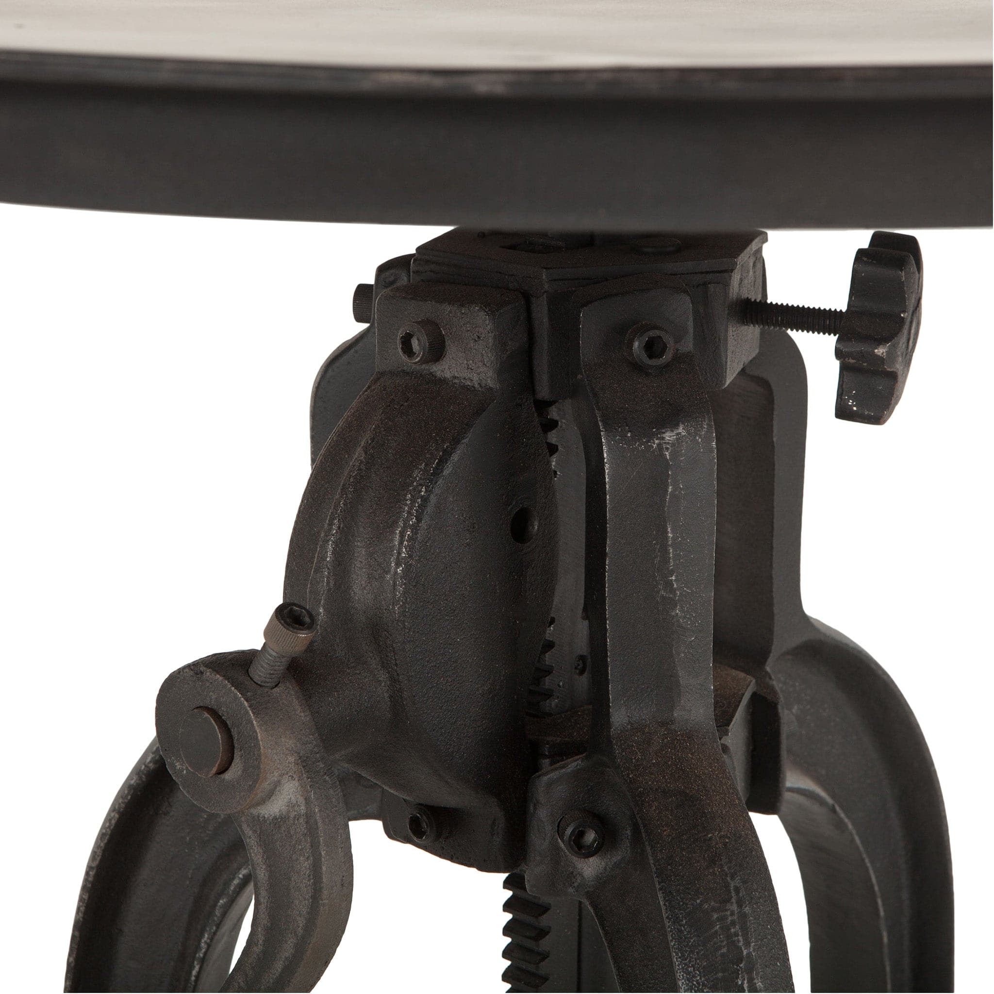 Artezia Iron Side Table with Adjustable Crank - Image 5