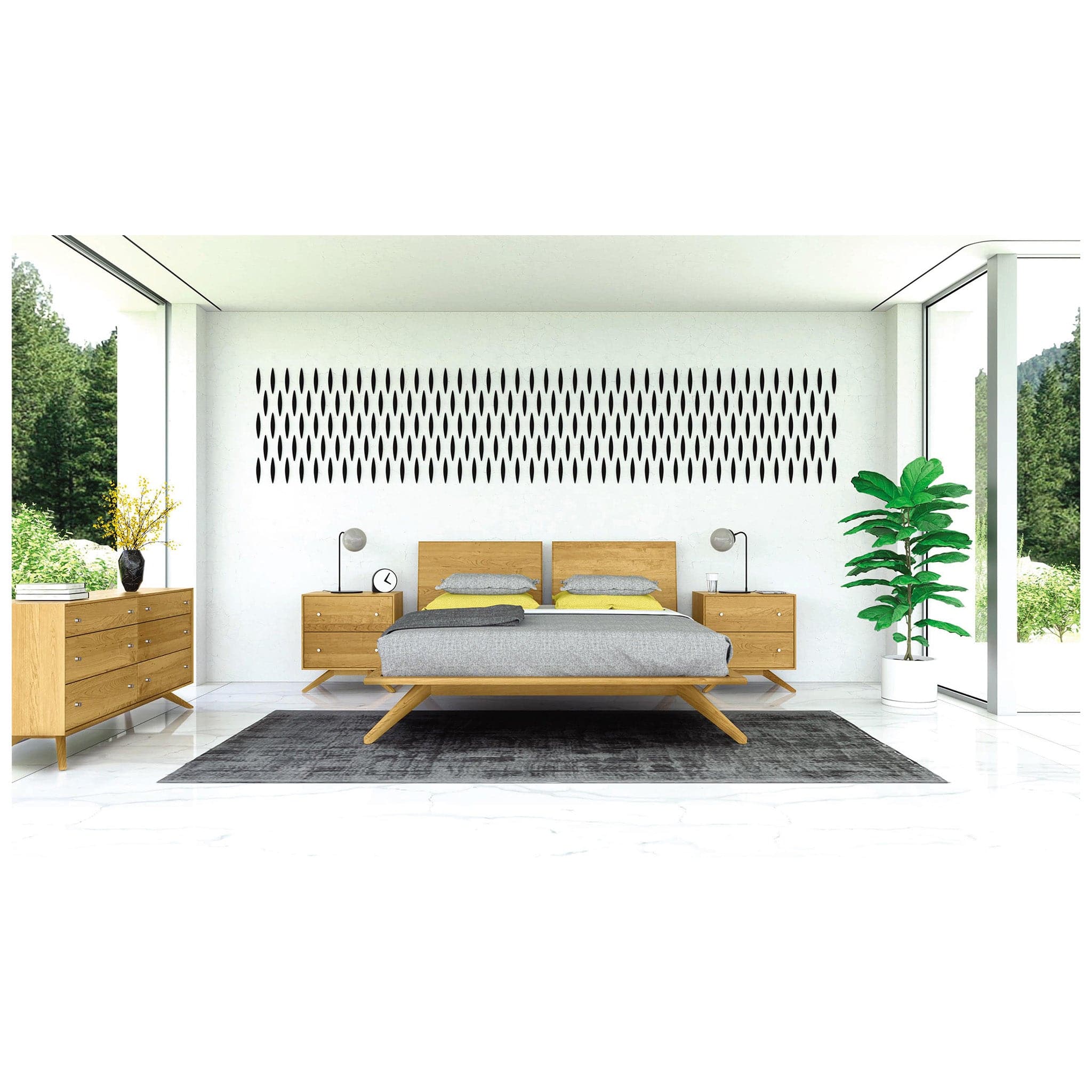 Copeland Astrid Platform Bed 2-Panel Headboard - Image 4