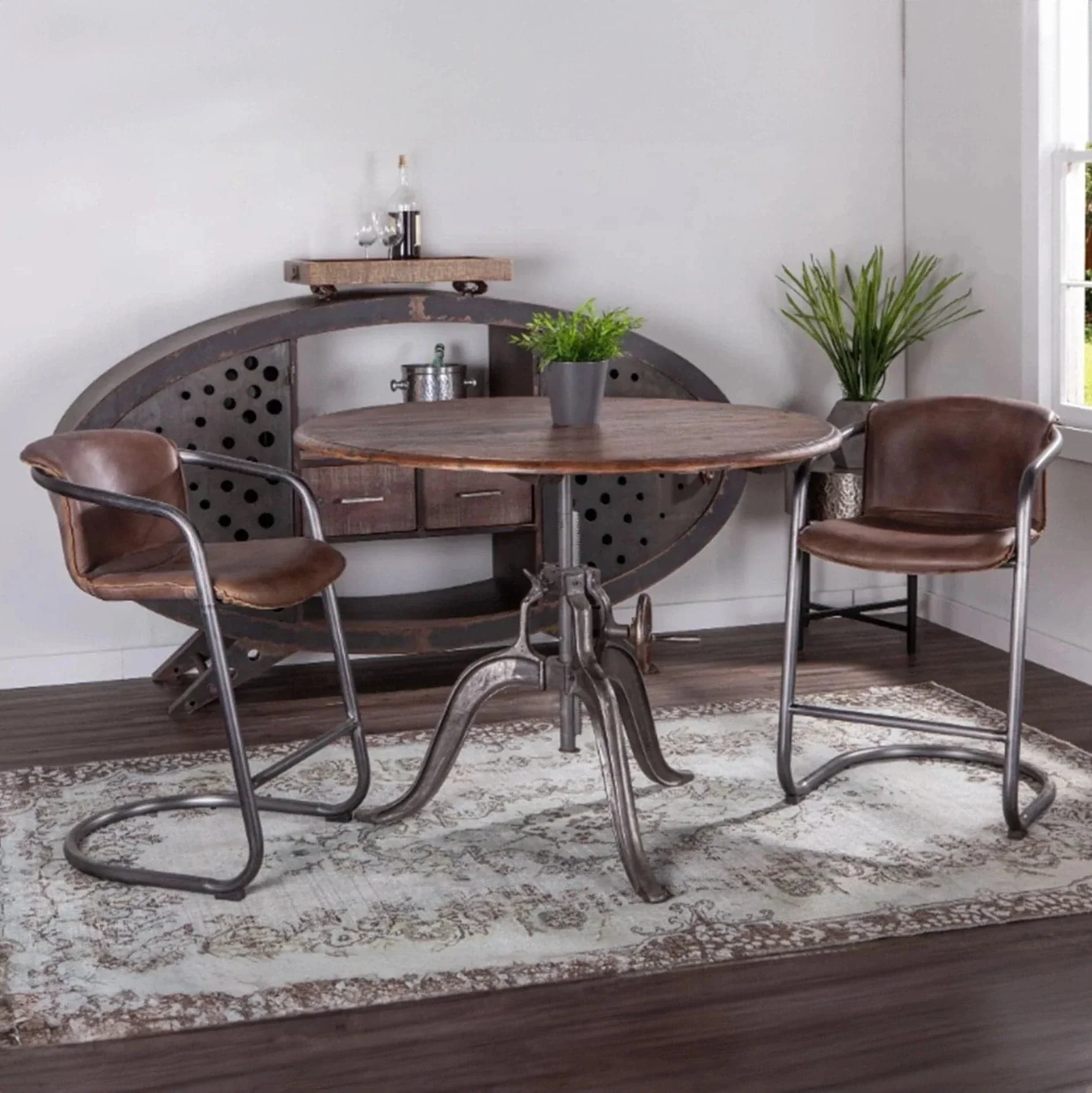 Chiavari Leather Counter Chairs - Image 3