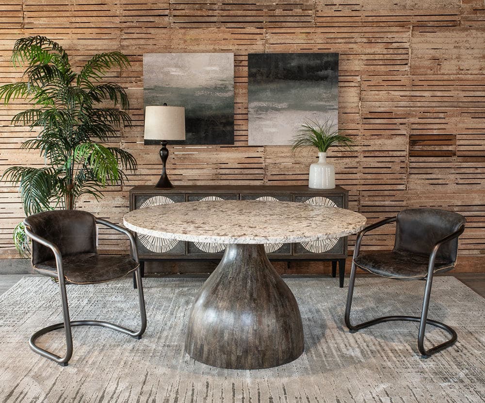 Chiavari Leather Dining Chairs - Image 6
