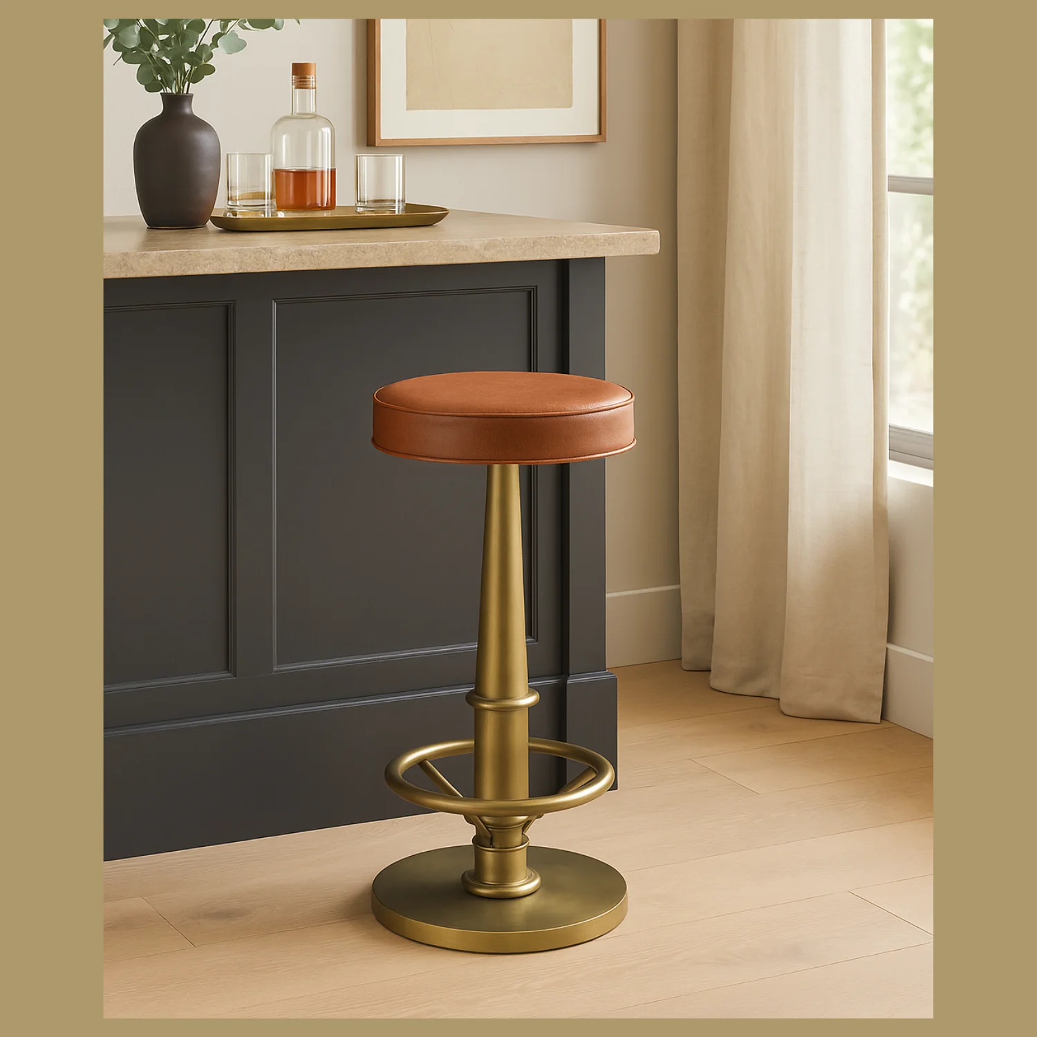 Circo Upholstered Counter Stool - Image 3