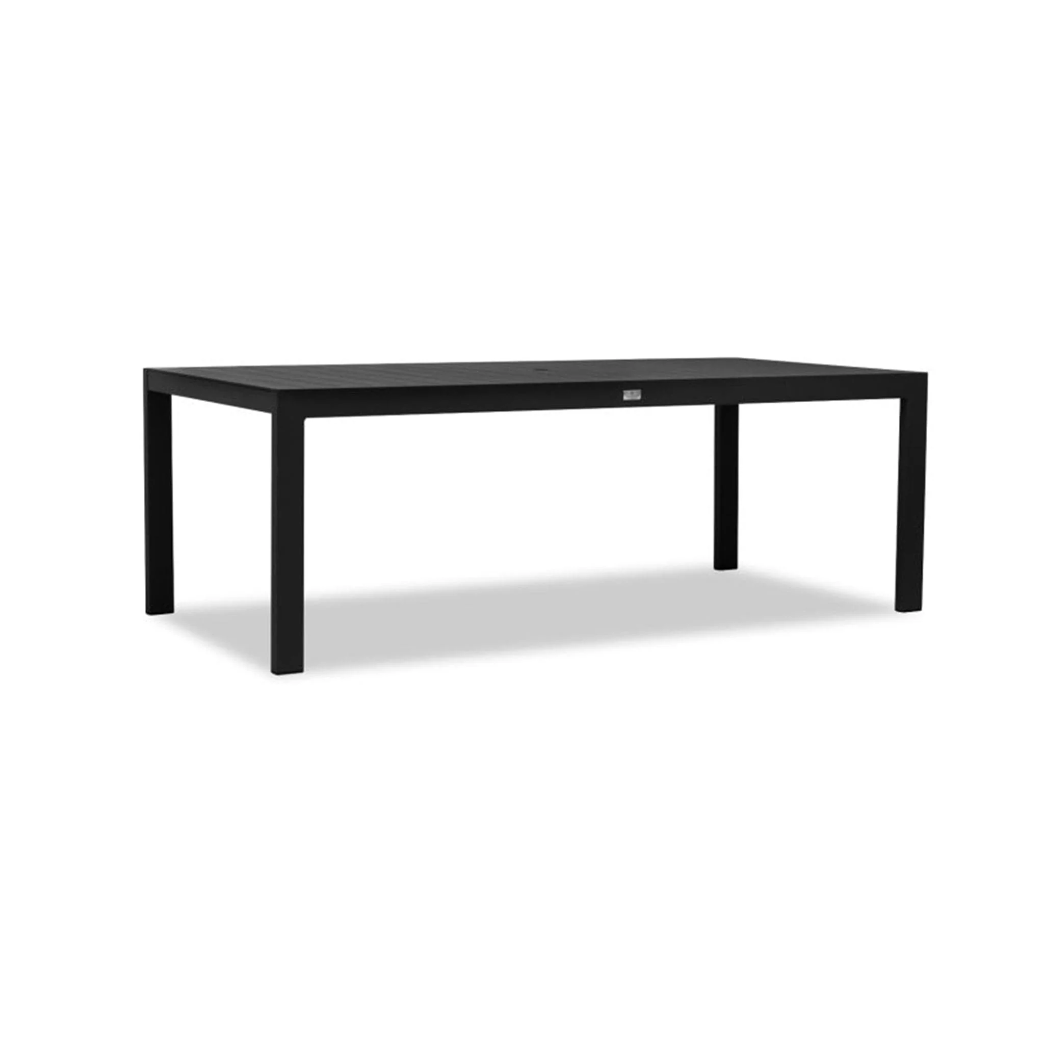 Classic Aluminum 8-Seater Rectangular Dining Table - Image 2