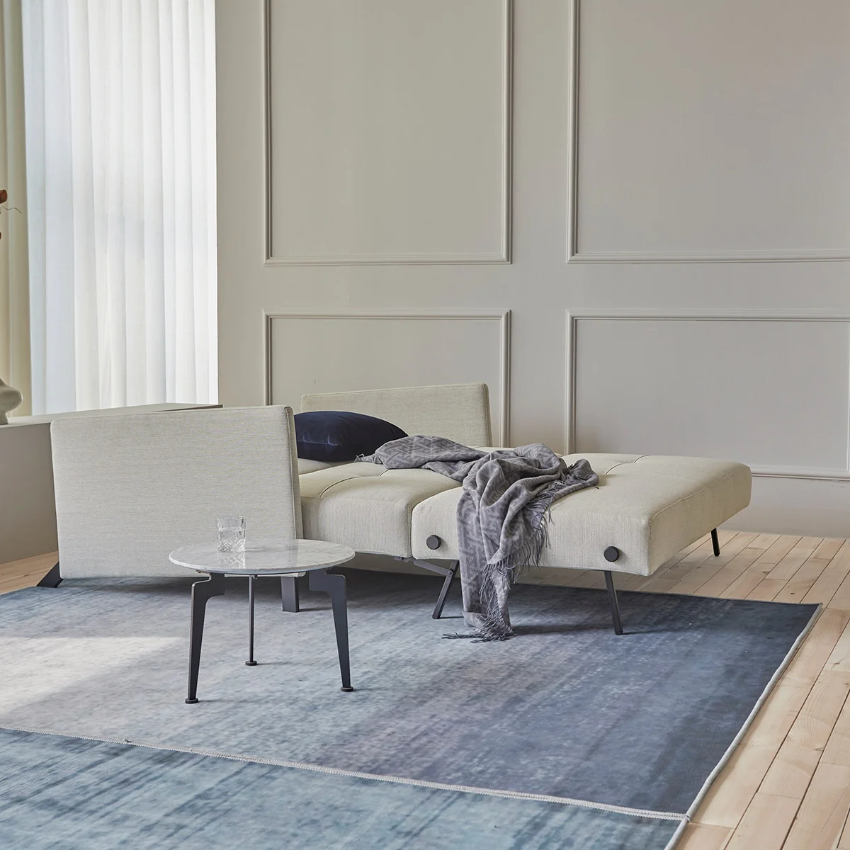 Cubed Full Size Sofa Bed With Arms - Image 4