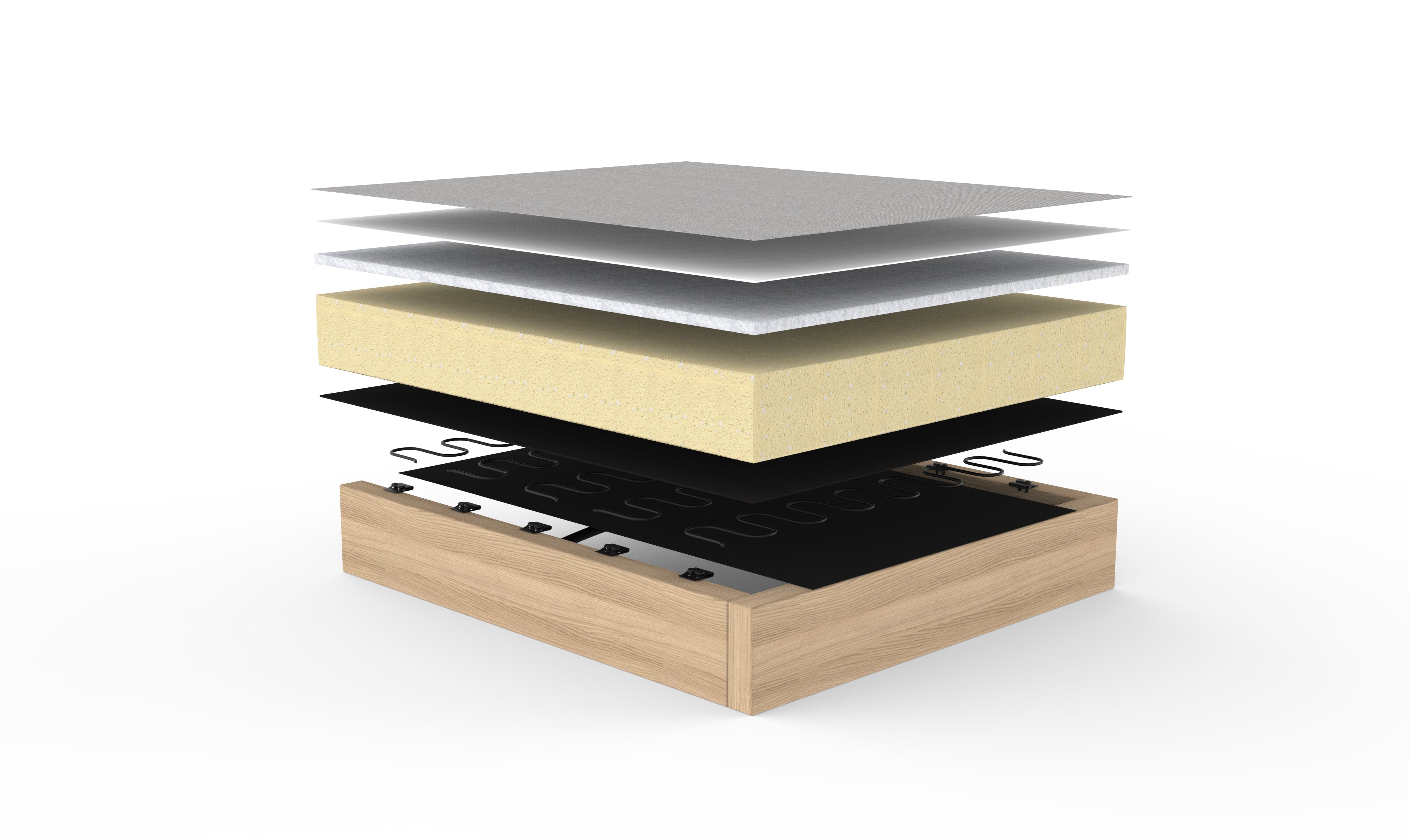 Cubed Full Size Sofa Bed With Chrome Legs - Image 11