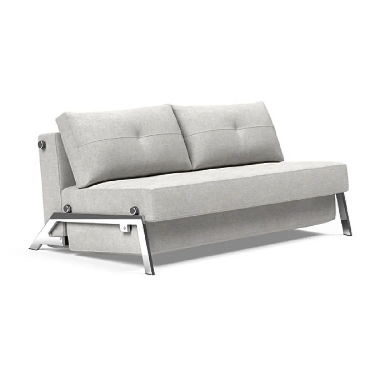 Cubed Queen size Sofa Bed With Chrome Legs - Image 18