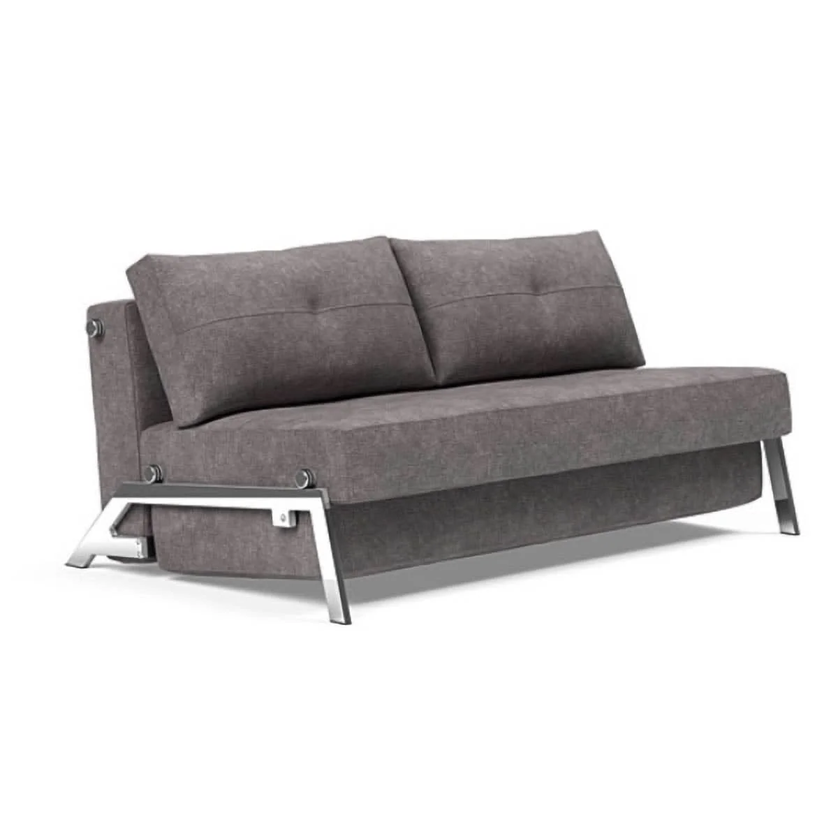 Cubed Queen size Sofa Bed With Chrome Legs - Image 22