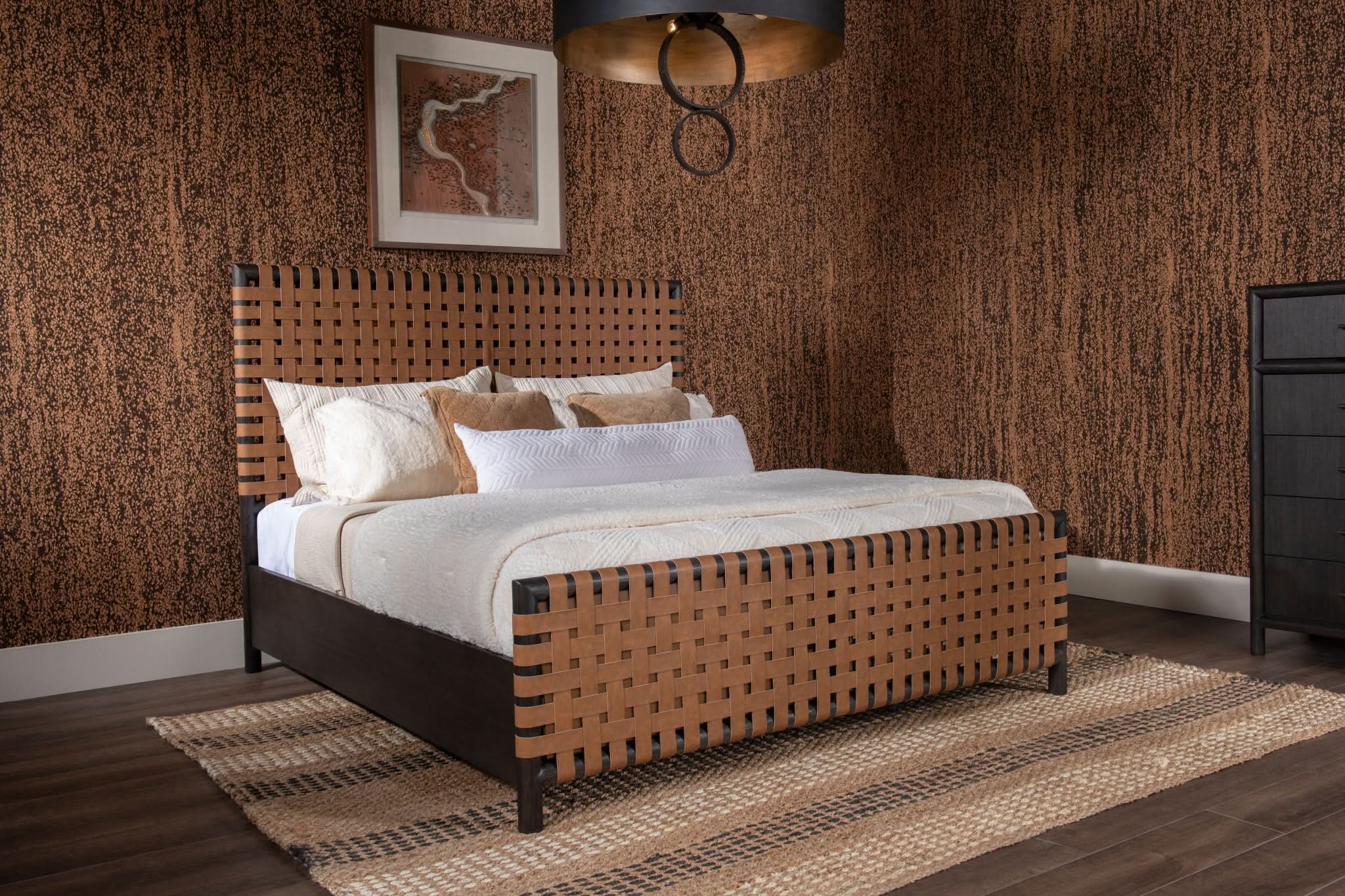 Dorsey Woven Panel Platform Bed - Image 3