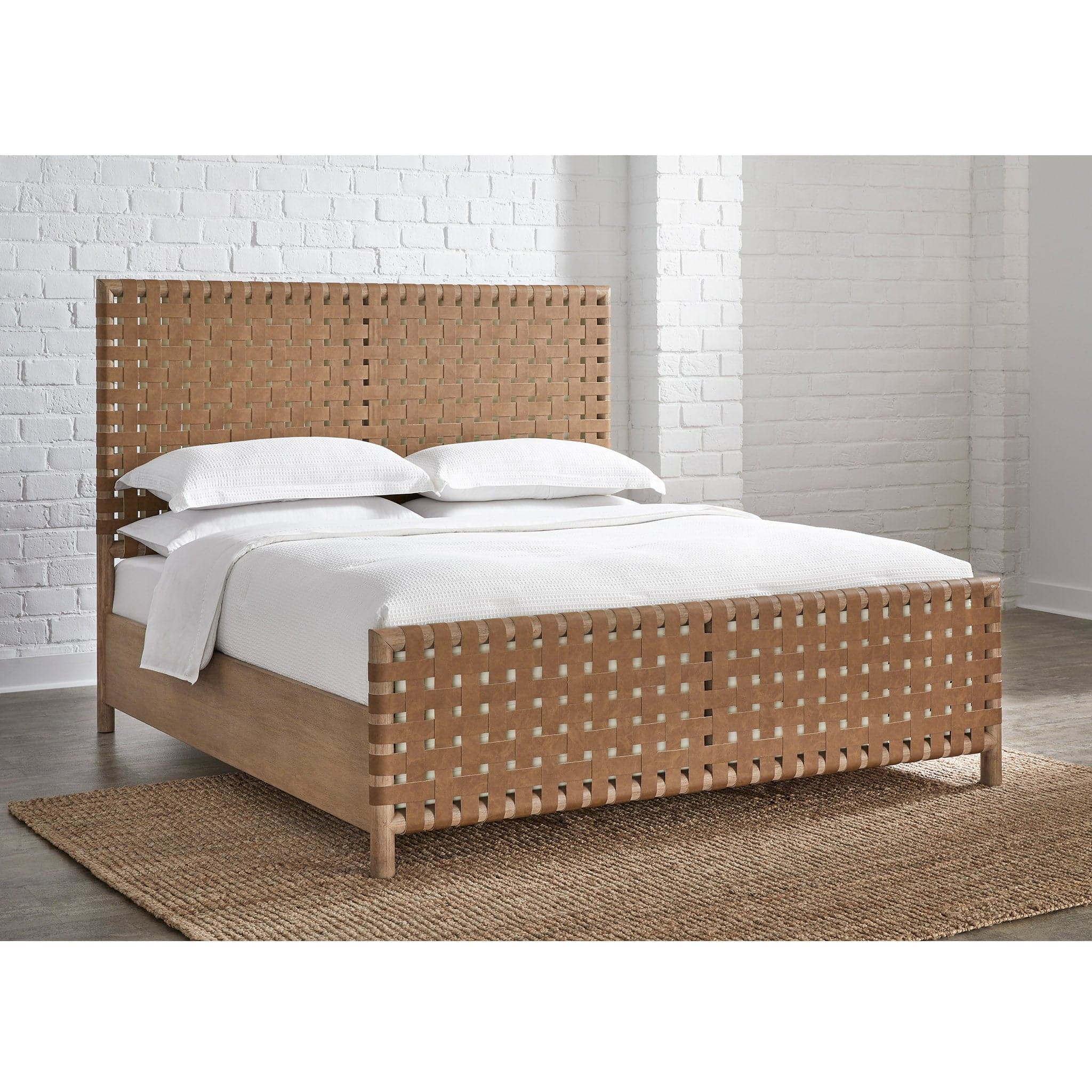 Dorsey Woven Panel Platform Bed - Image 4