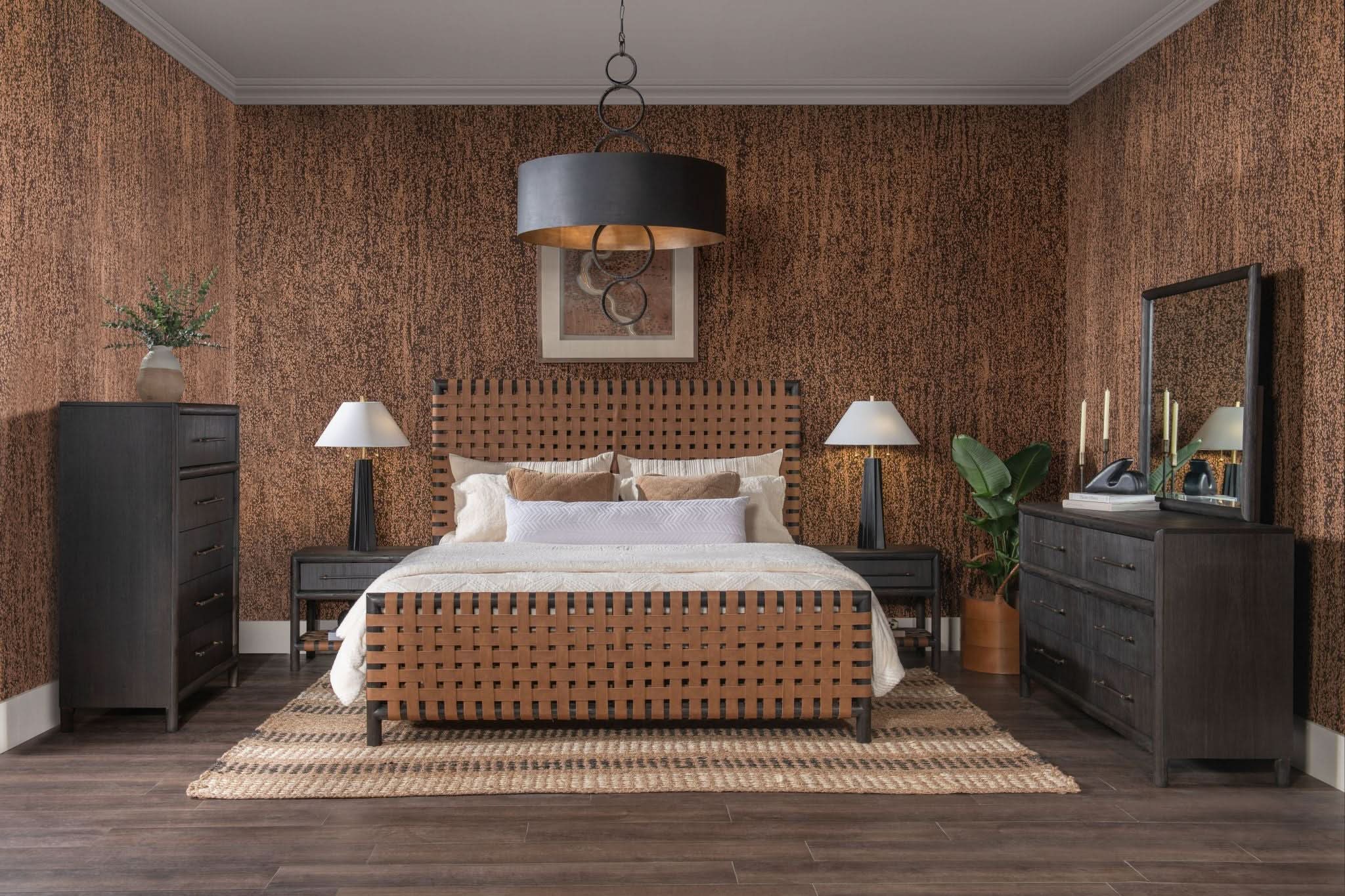 Dorsey Woven Panel Platform Bed - Image 7