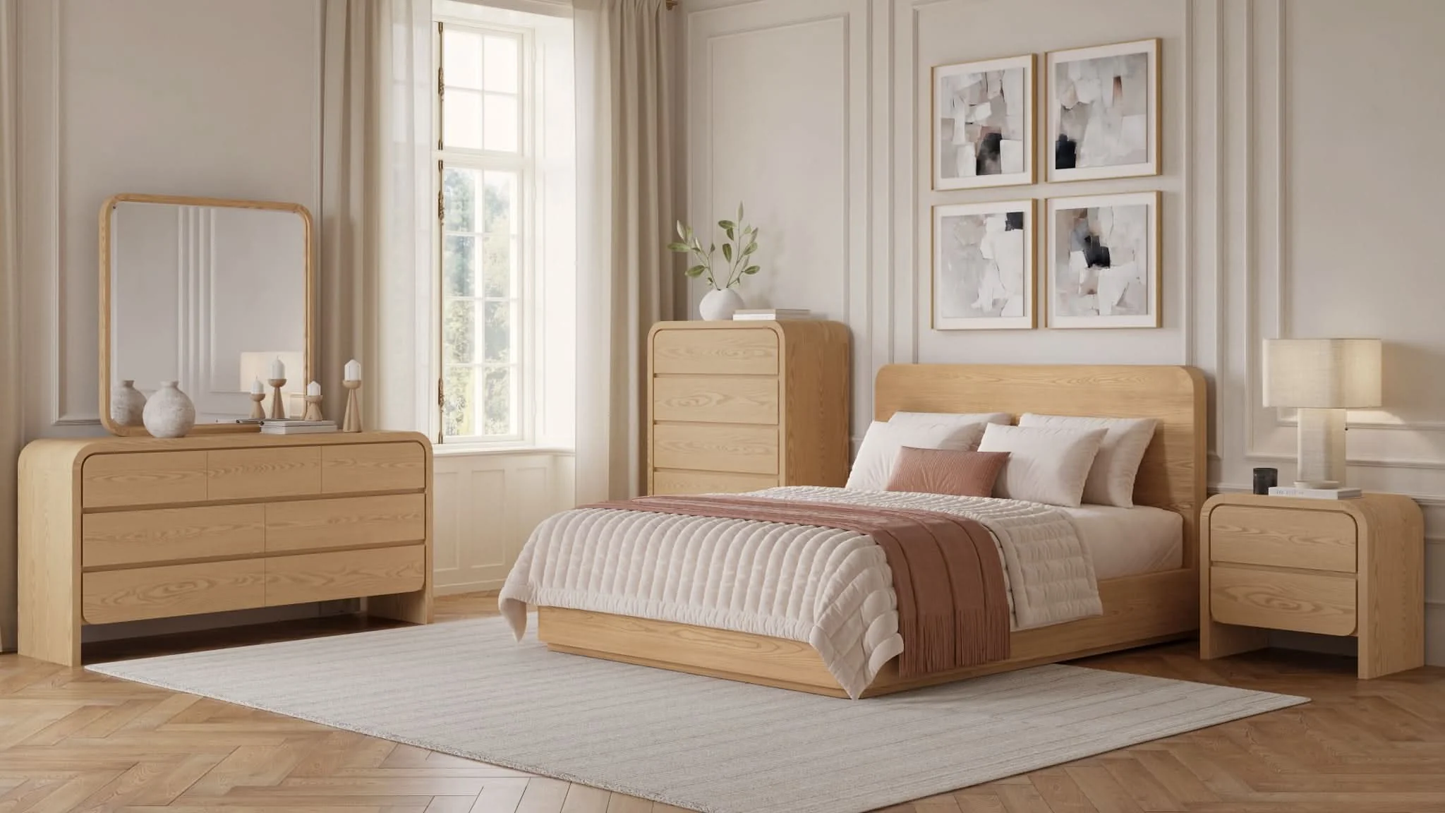 Elora Two Drawer Nightstand - Image 8