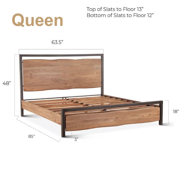 Glenwood Live Edge Platform Bed - Image 14