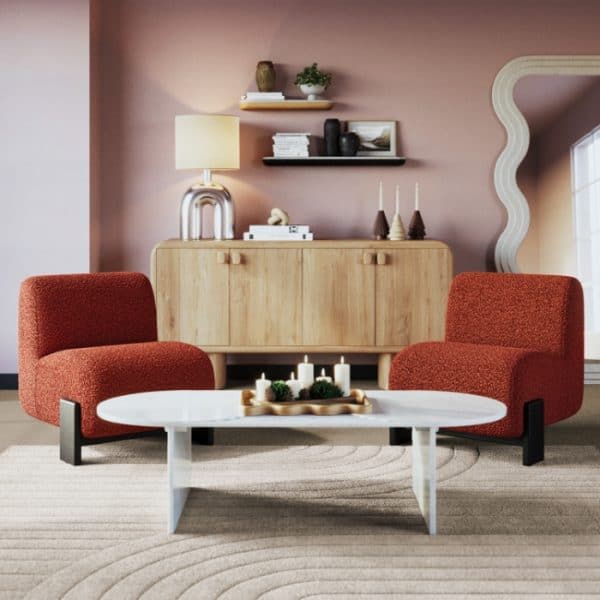 Hudson Boucle Chair - Image 3