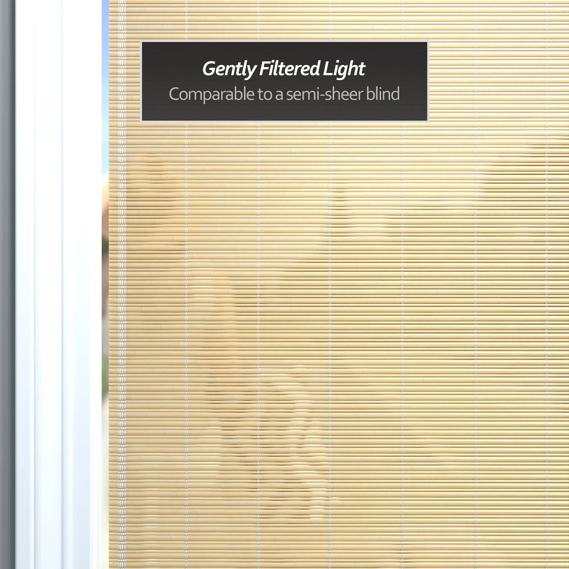 Natural Bamboo Cordless Window Shade - Image 24