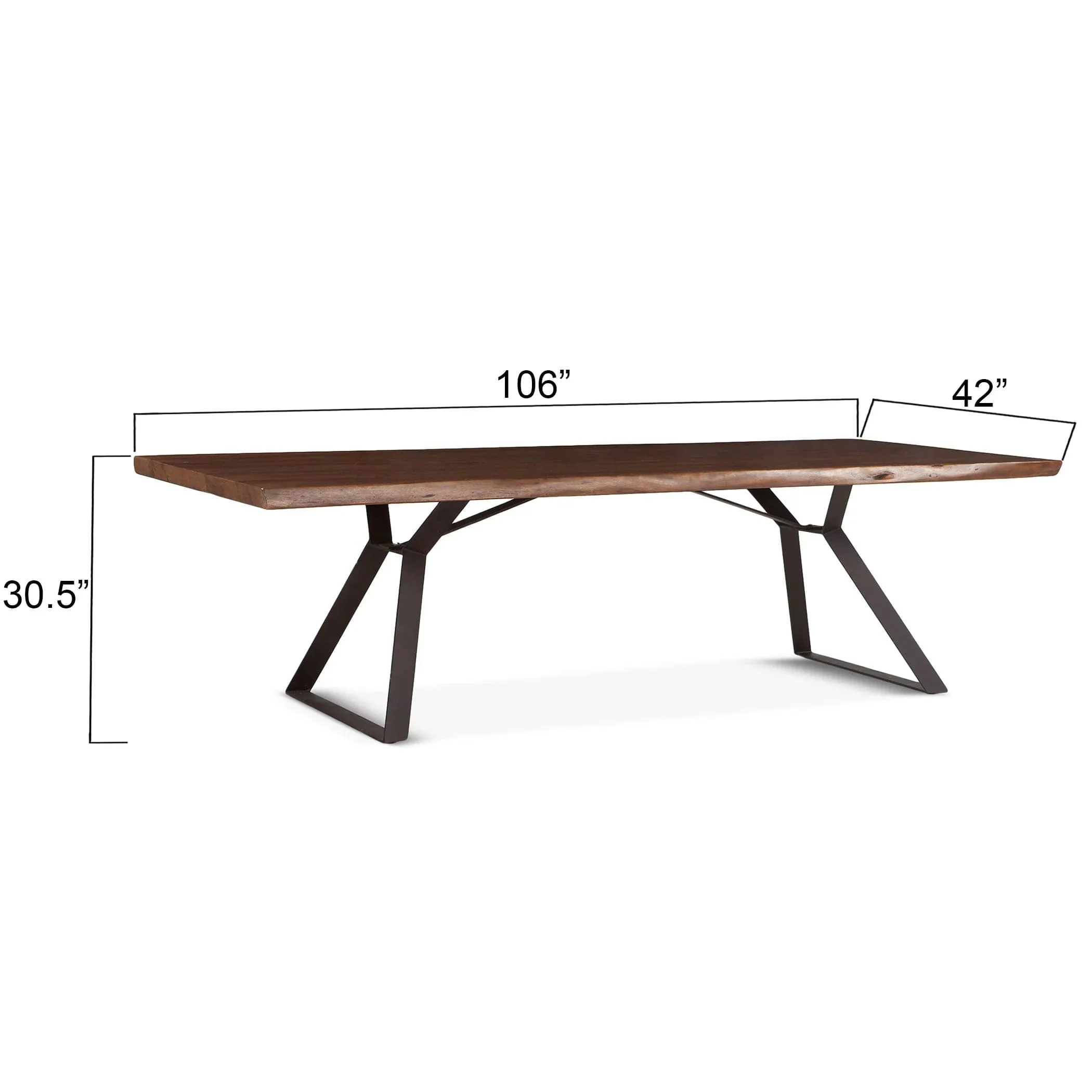Nottingham Live Edge Dining Table - Image 11