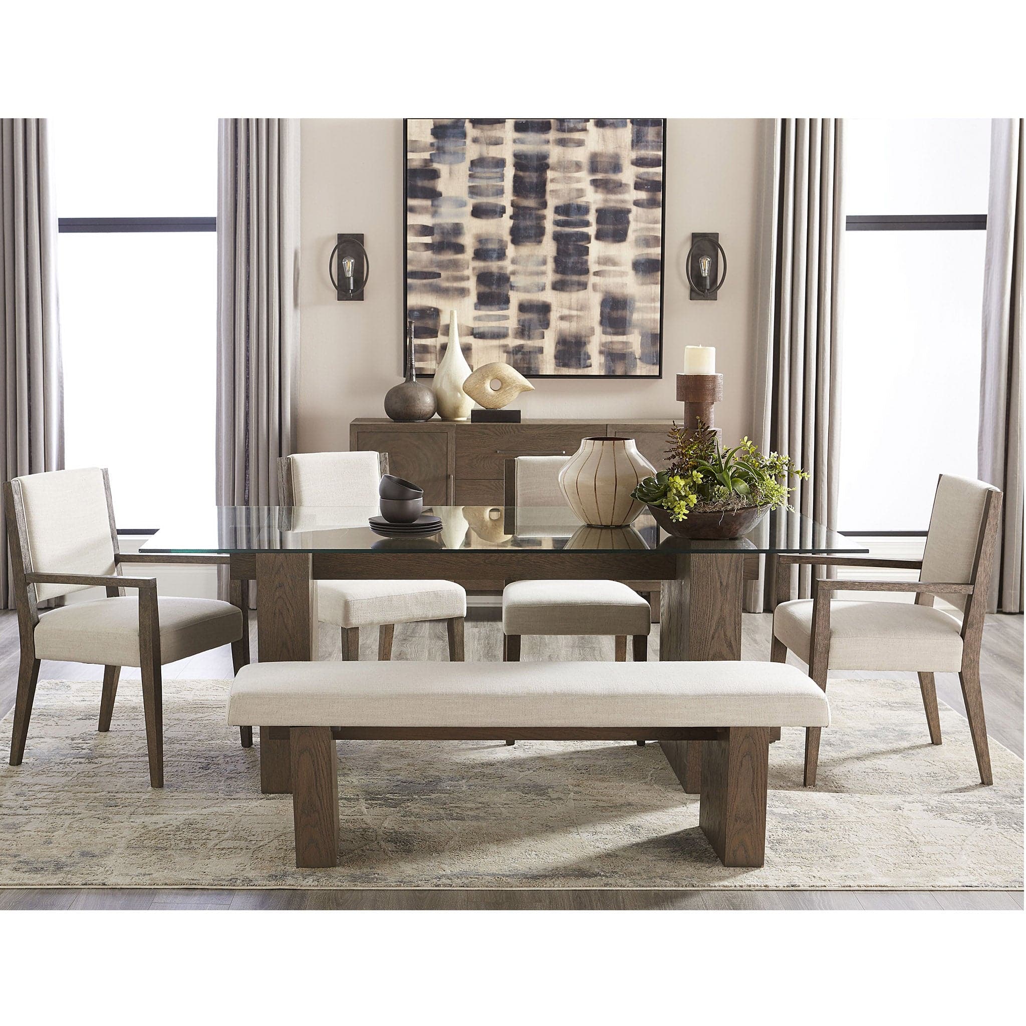 Oakland Dining Glass Table - Image 4