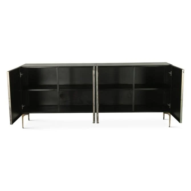 Odessa Modern Four Door Buffet Cabinet - Image 2