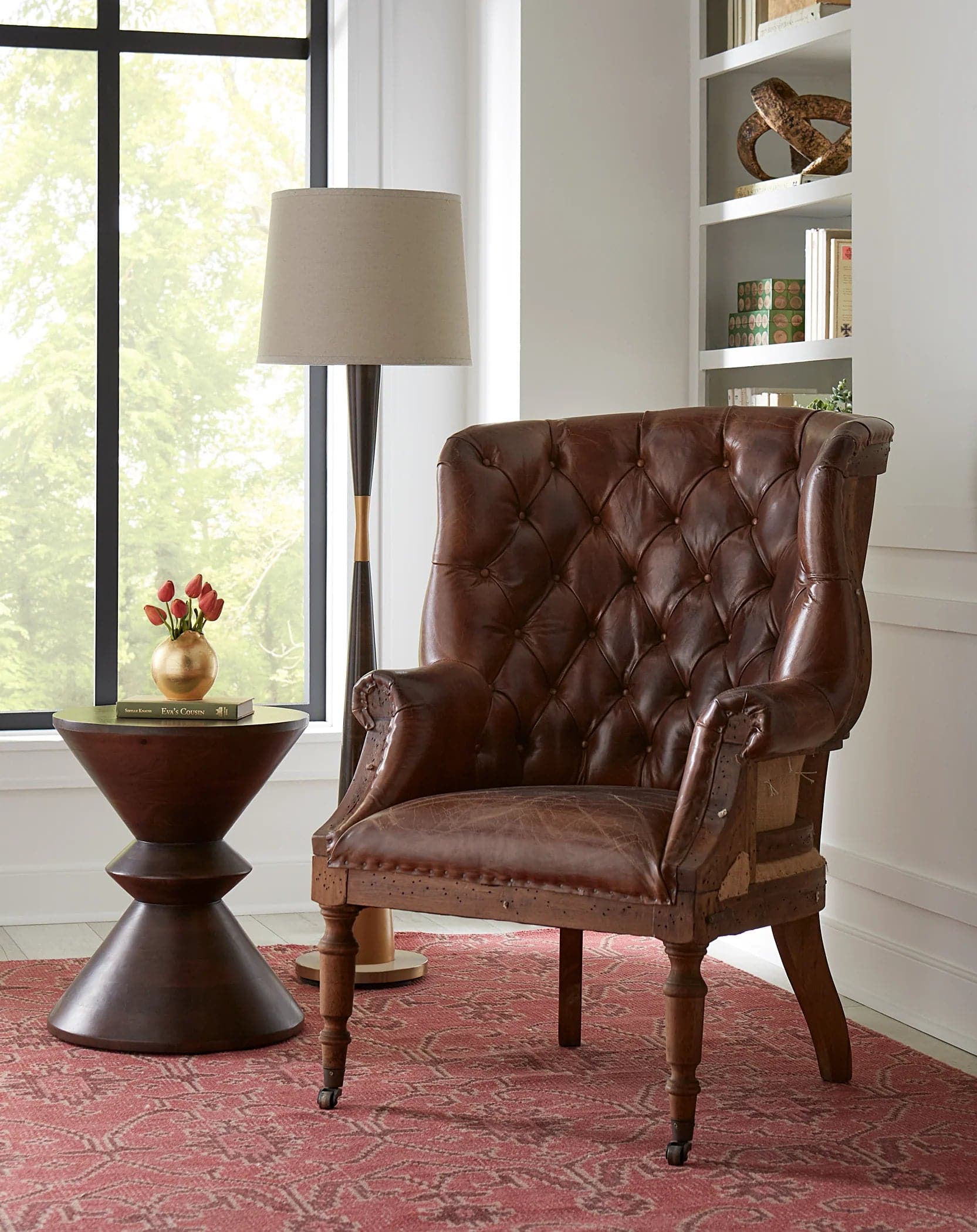 Palm Desert Spool Accent Table - Image 3