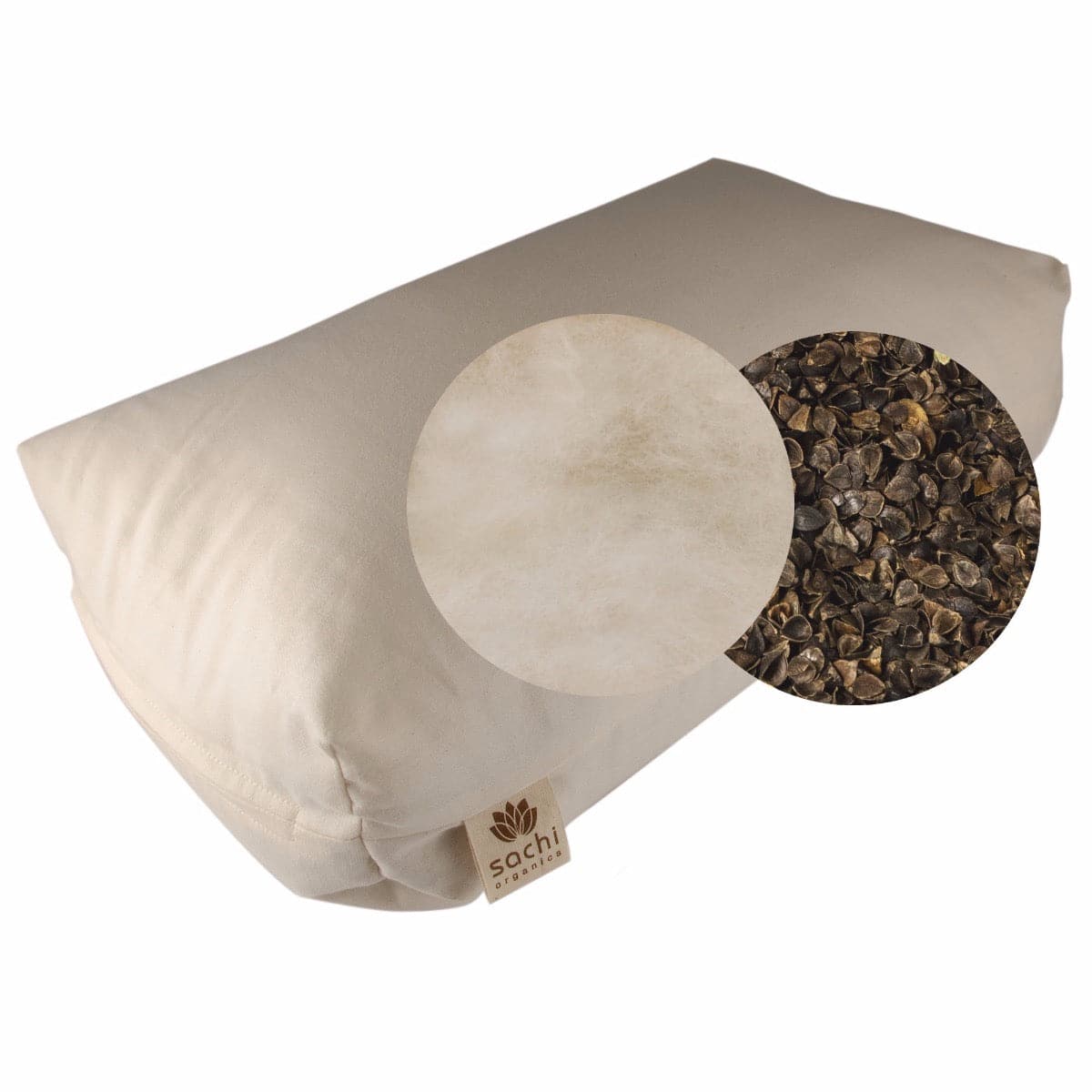Shambho Hull and Wool Pillow - Image 2