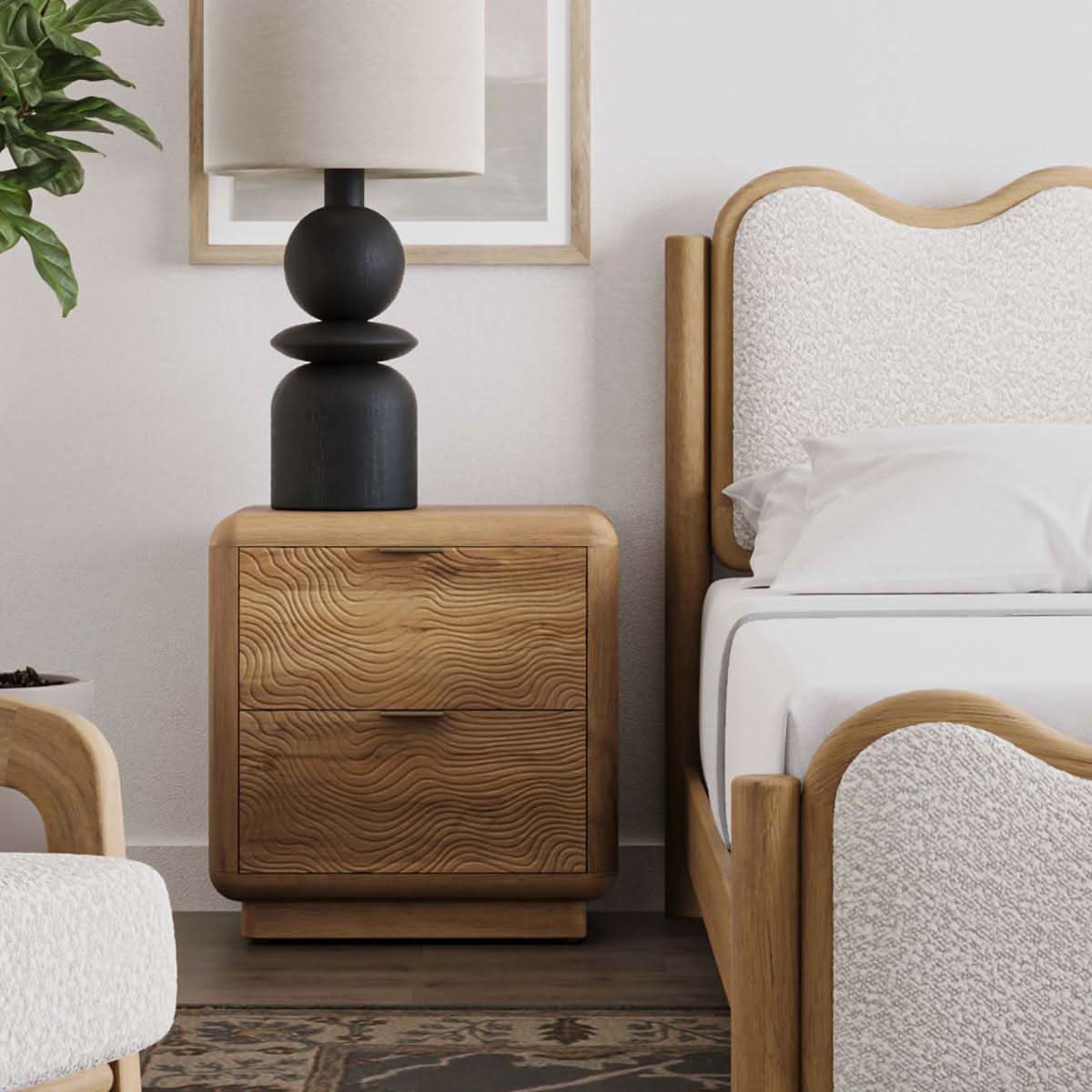 Textured Nightstand - Image 3