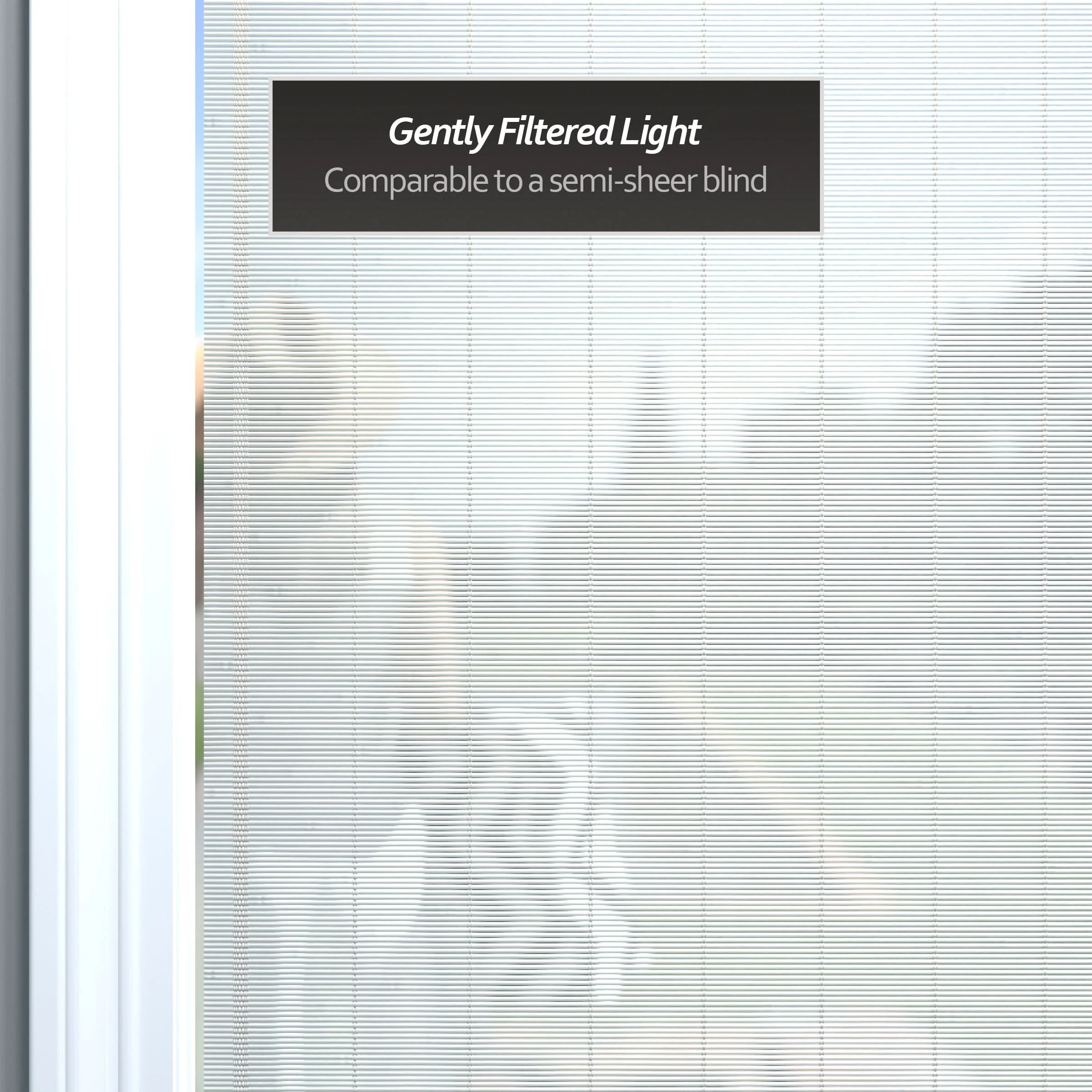 White Bamboo Window Shade Blind - Image 12